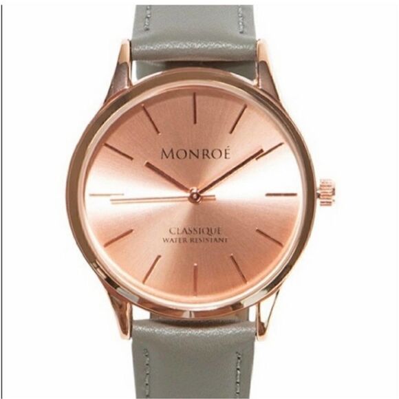 Monroé Classique Watch in Sunburst Solerose NWT main image 6